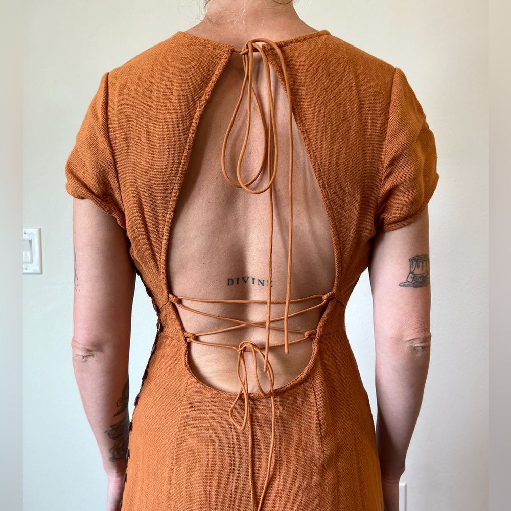 Free People Open Back With Button Side Detail - image 4